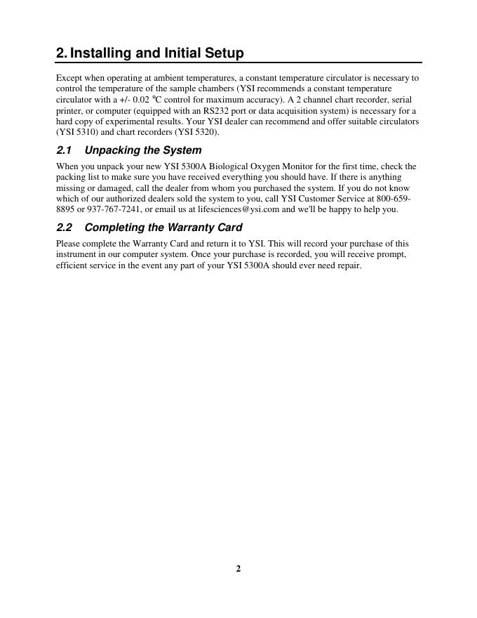 YSI 5300A Operations Manual_第6页