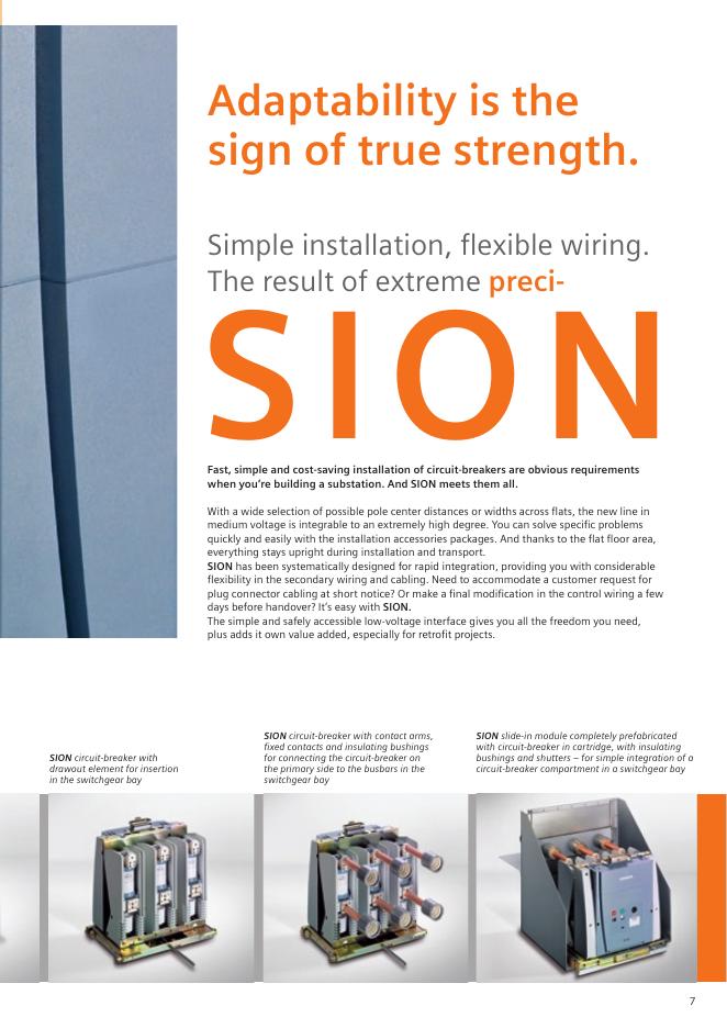 SIEMENS SION vacuum circuit-breaker_第7页