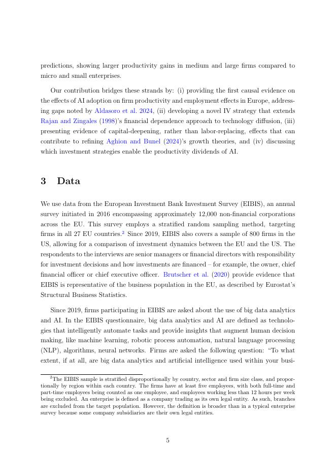 国际清算银行：人工智能的采用、生产力和就业：来自欧洲公司的证据（英文版）_第8页