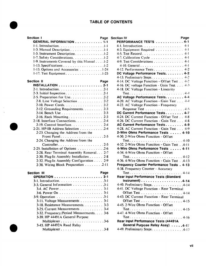 HEWLETT PACKARD HP 3457A Multimeter Service Manual_第9页