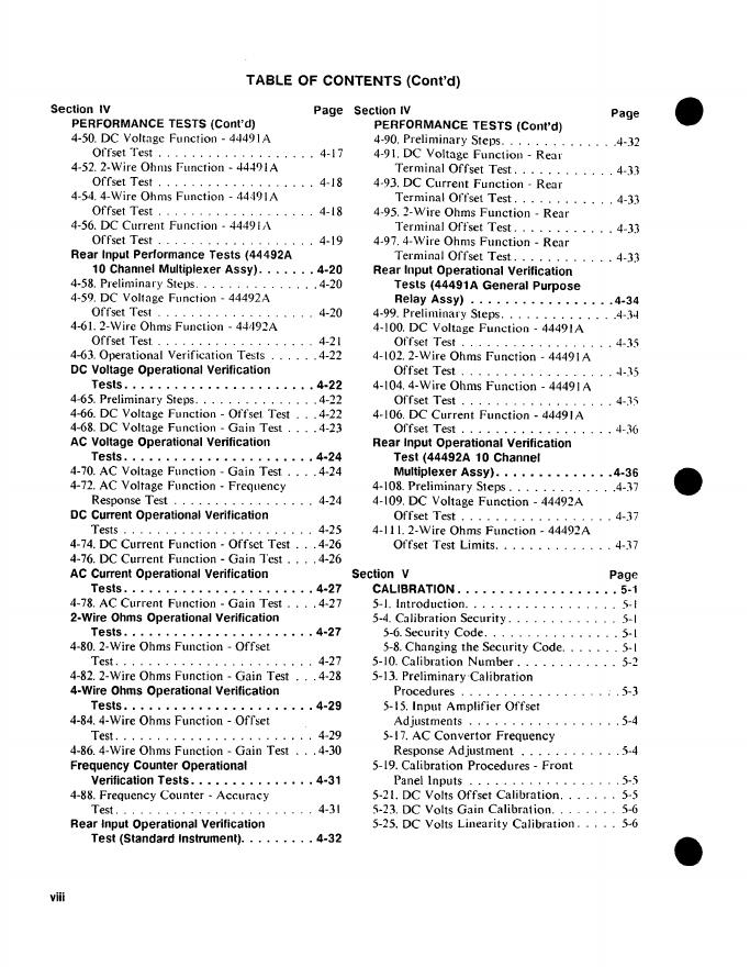 HEWLETT PACKARD HP 3457A Multimeter Service Manual_第10页
