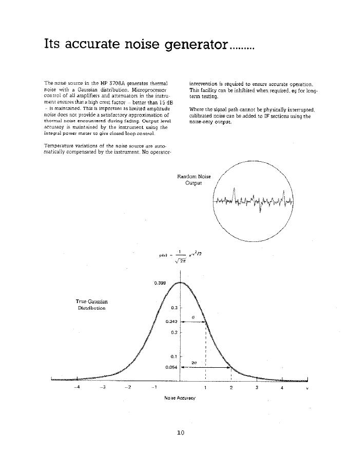 HEWLETT PACKARD 3708A Noise and Interference TECHNICAL DATA_第10页