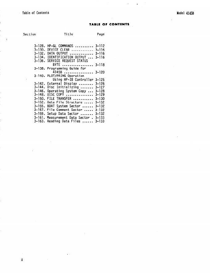 HEWLETT PACKARD HP 4145B SEMICONDUCTOR PARAMETER ANALYZER OPERATION MANUAL_第8页