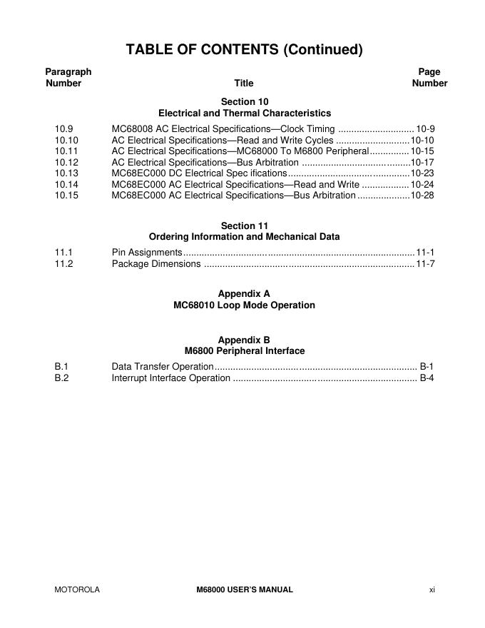 MOTOROLA M68000 8-/16-/32-Bit Microprocessors User’s Manual_第6页