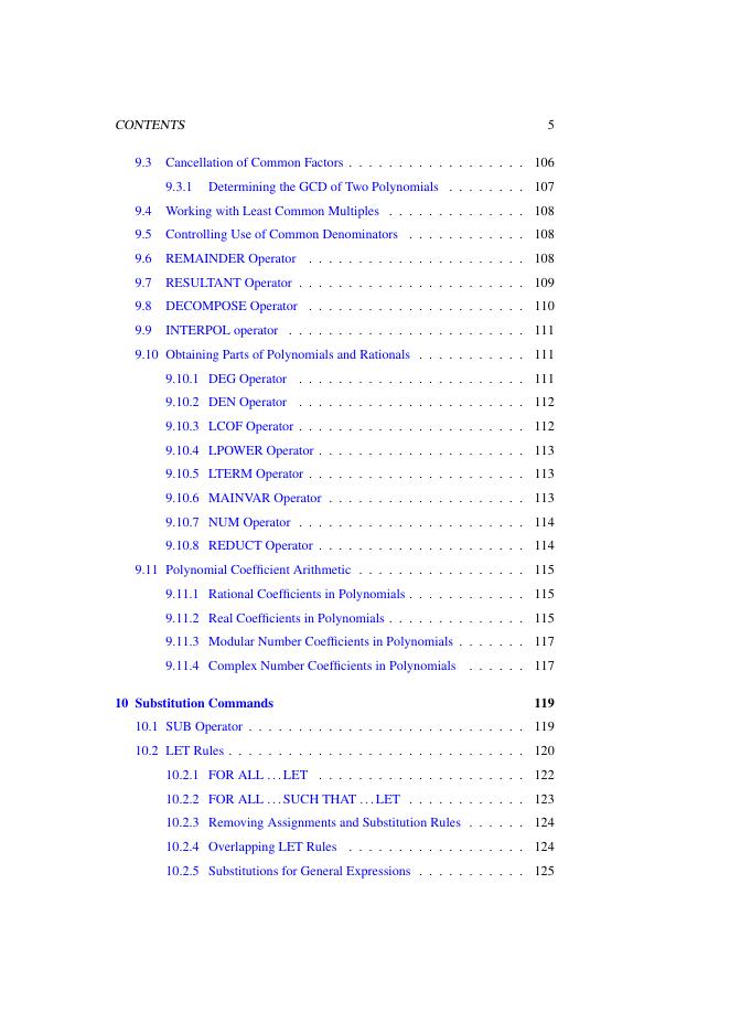 REDUCE User’s Manual Version 3.8_第7页