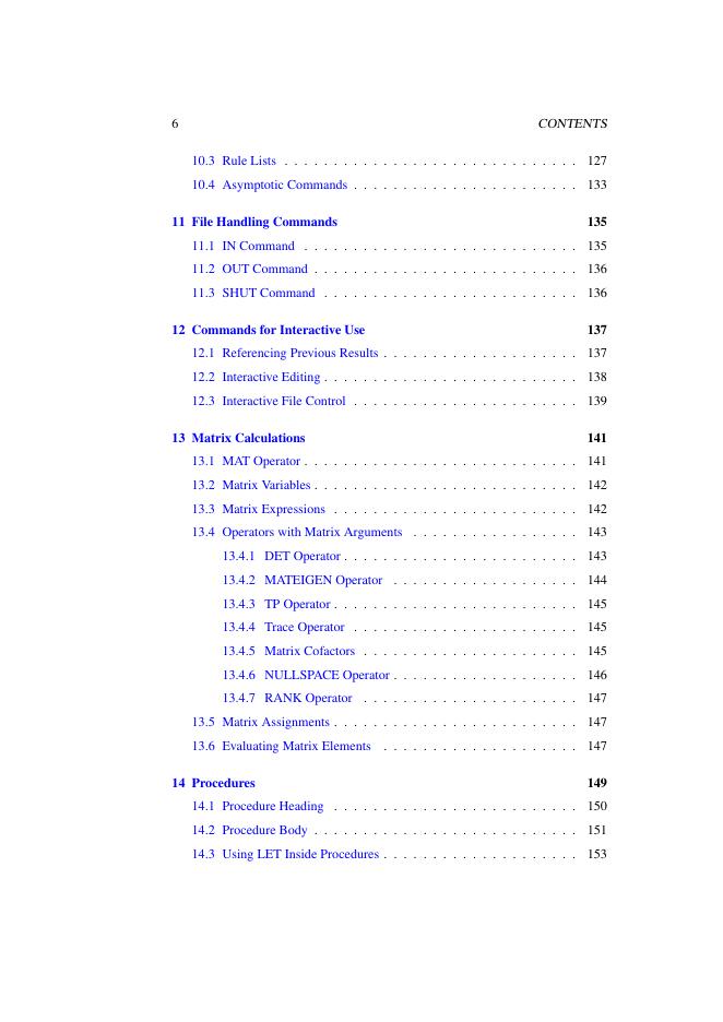 REDUCE User’s Manual Version 3.8_第8页
