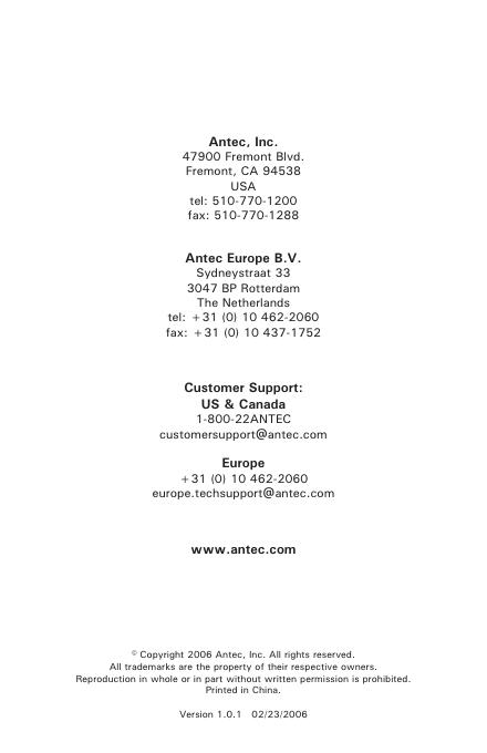 Antec NSK6500 USER MANUAL_第8页