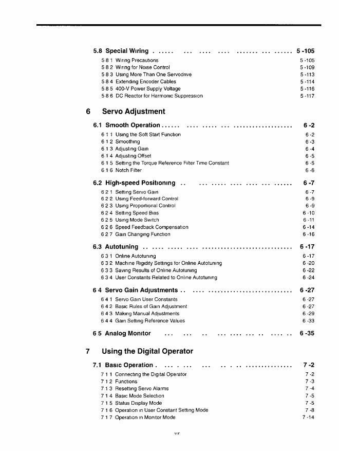 YASKAWA USER S MANUAL_第8页
