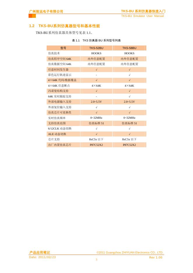 ZLG TKS-BU系列仿真器 快速入门_第6页