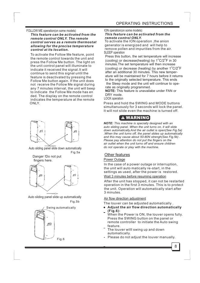 Alpic Air PORTABLE AIR CONDITIONER owner's manual_第10页