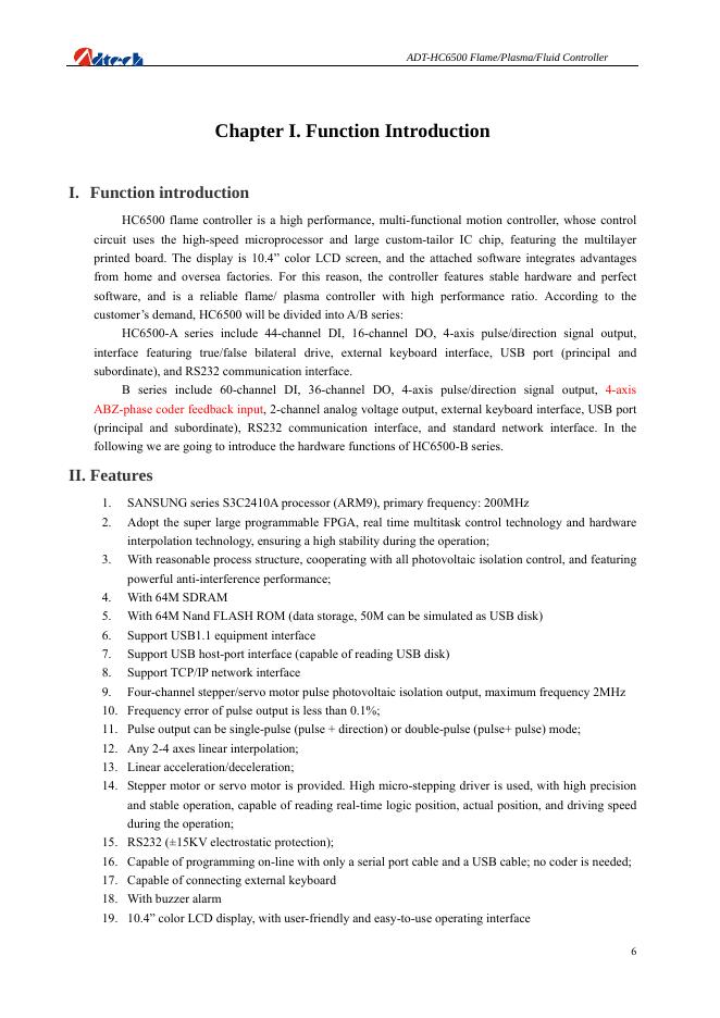 Adtech ADT-HC6500 USER MANUAL_第7页