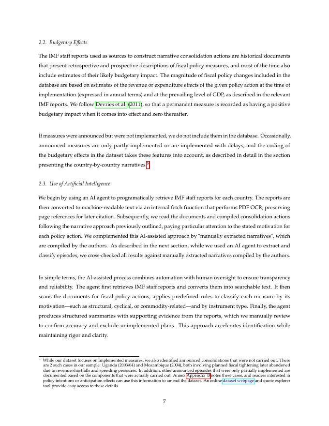 国际货币基金组织：撒哈拉以南非洲的叙述性财政整合数据集（英文版）_第7页