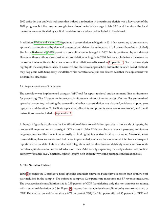 国际货币基金组织：撒哈拉以南非洲的叙述性财政整合数据集（英文版）_第9页