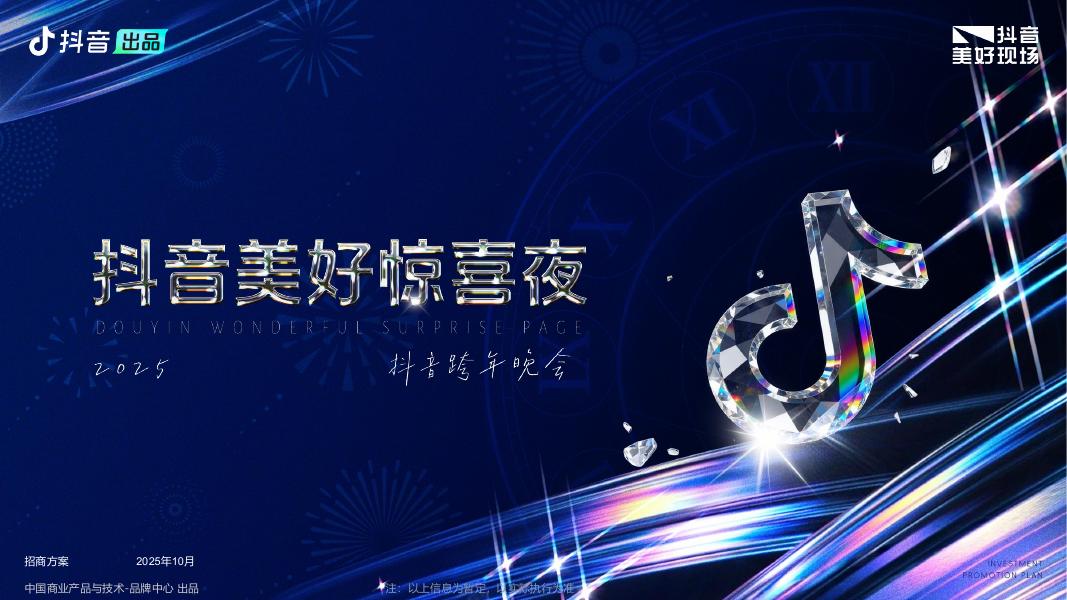 美好惊喜夜项目方案海报