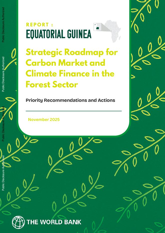 世界银行：2025年赤道几内亚：森林部门碳市场和气候融资战略路线图-优先建议和行动（英文版）海报