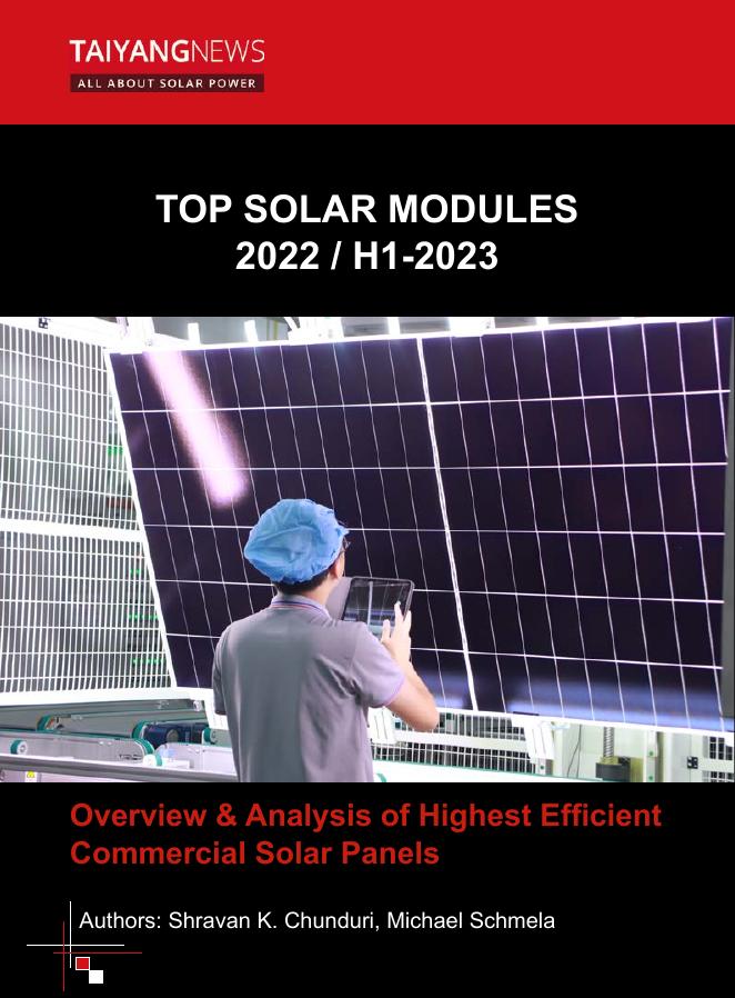 TaiyangNews：2022年/上半年至2023年顶级太阳能模块报告（英文版）
