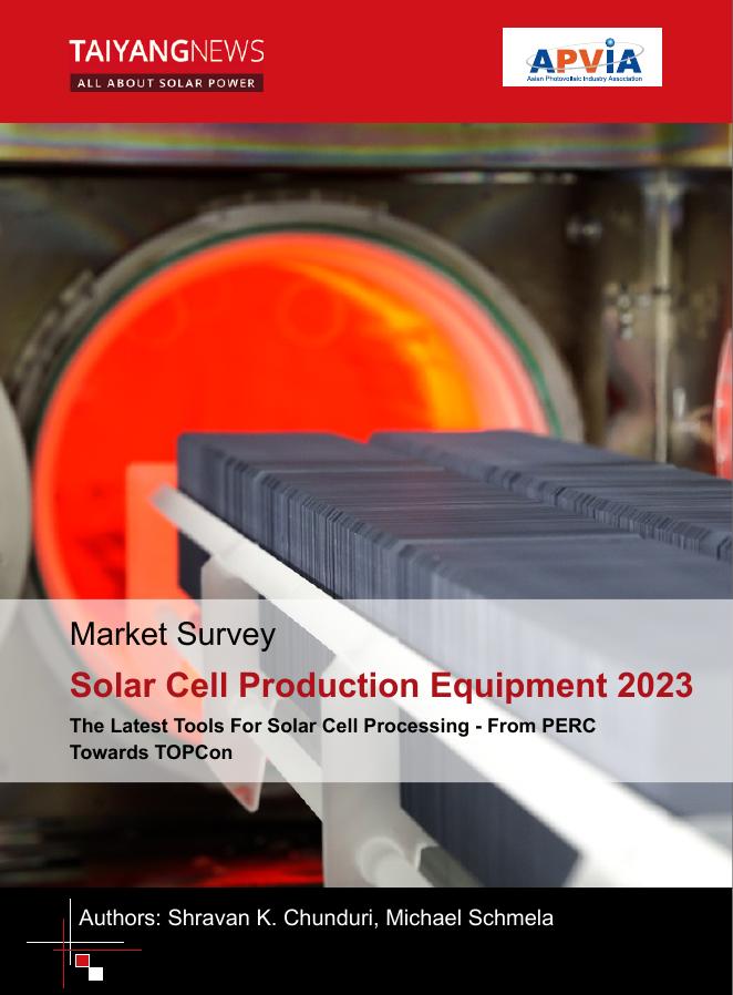 TaiyangNews：2023年太阳能电池生产装备市场调查报告（英文版）海报