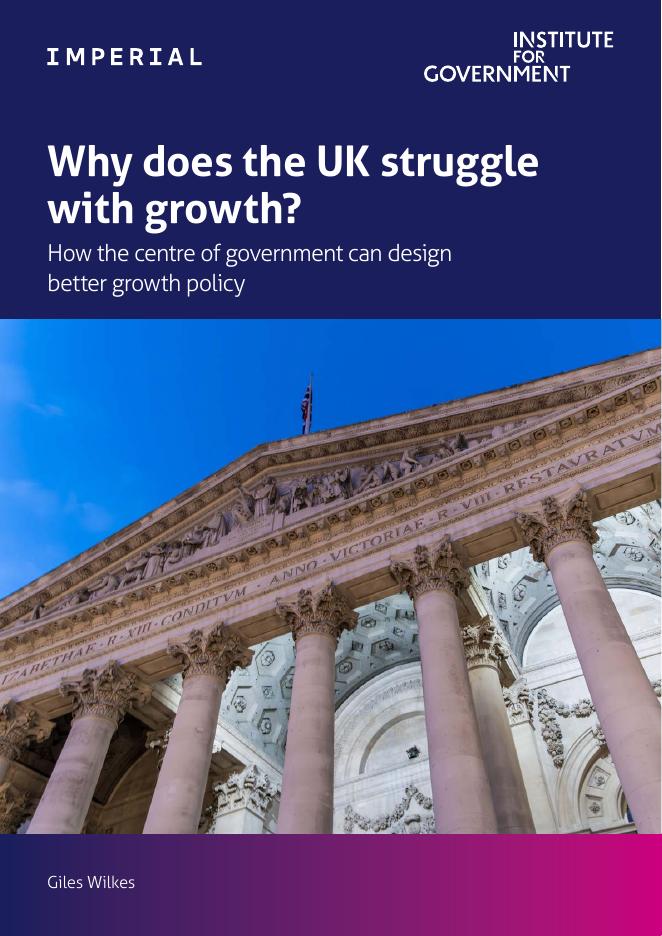 政府研究所：2026年政府如何设计更好的增长政策报告（英文版）海报