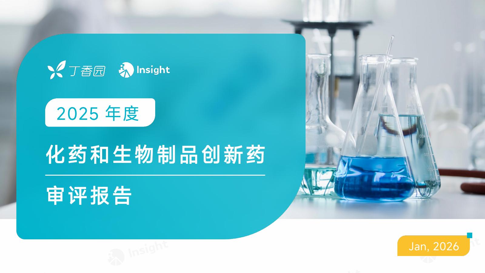 丁香园&Insight：2025年化药和生物制品创新药审评报告海报