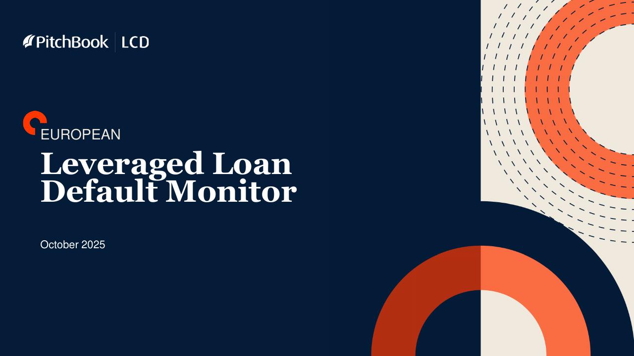 PitchBook：2025年第四季度欧洲杠杆贷款违约监测报告（英文版）