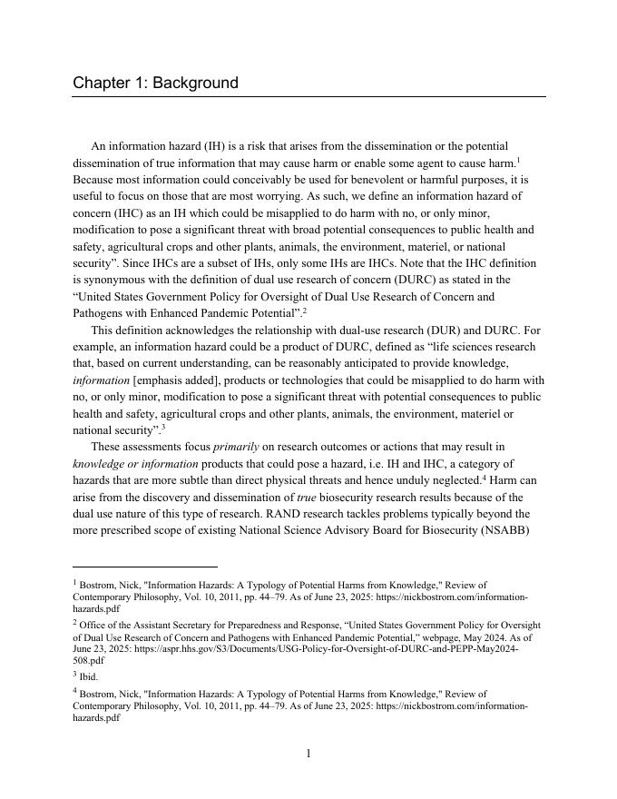 Rand兰德：2026年生物安全信息披露的生存框架和指南报告（英文版）_第8页