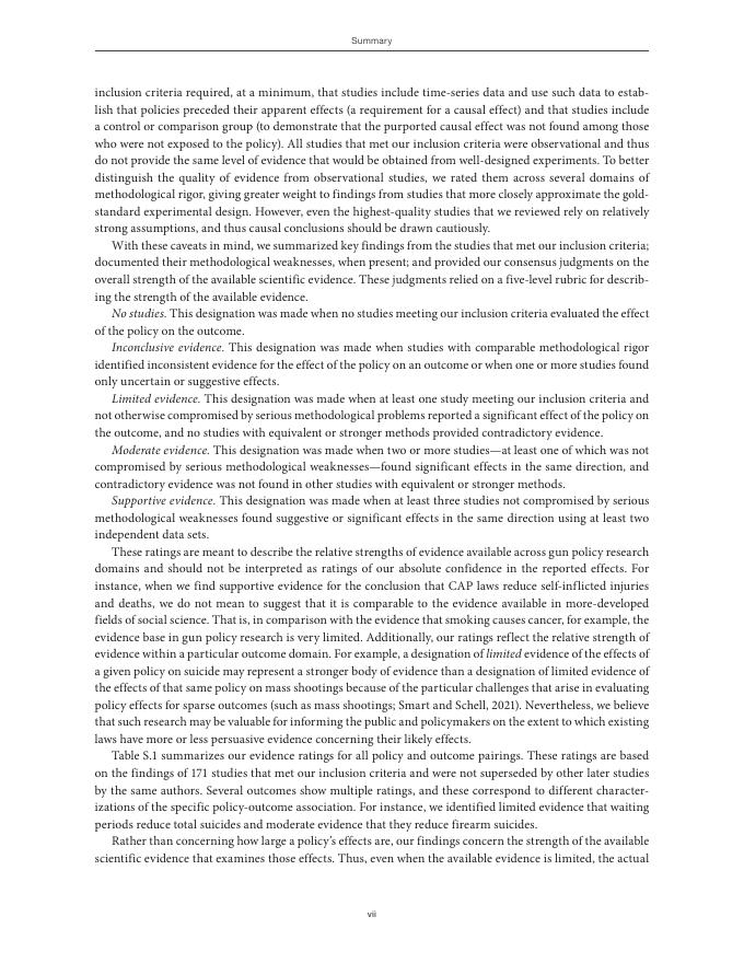 Rand兰德：2026年枪支政策科学-美国枪支政策影响研究证据的批判性综合报告-第五版（英文版）_第7页