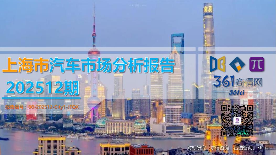 吉图咨询：上海市汽车市场分析报告（2025年第12期）海报