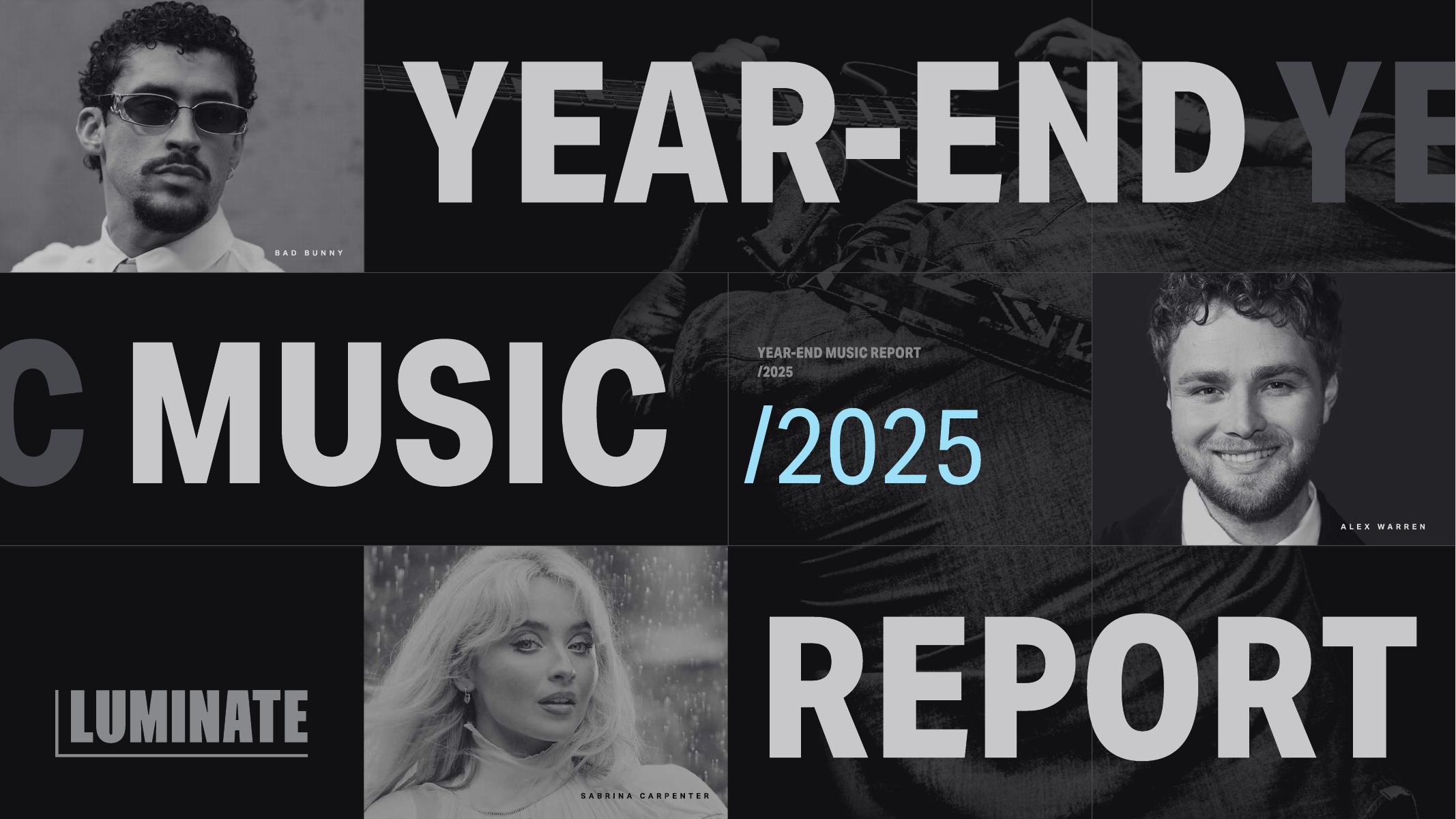 Luminate：2025年年底音乐报告（英文版）海报