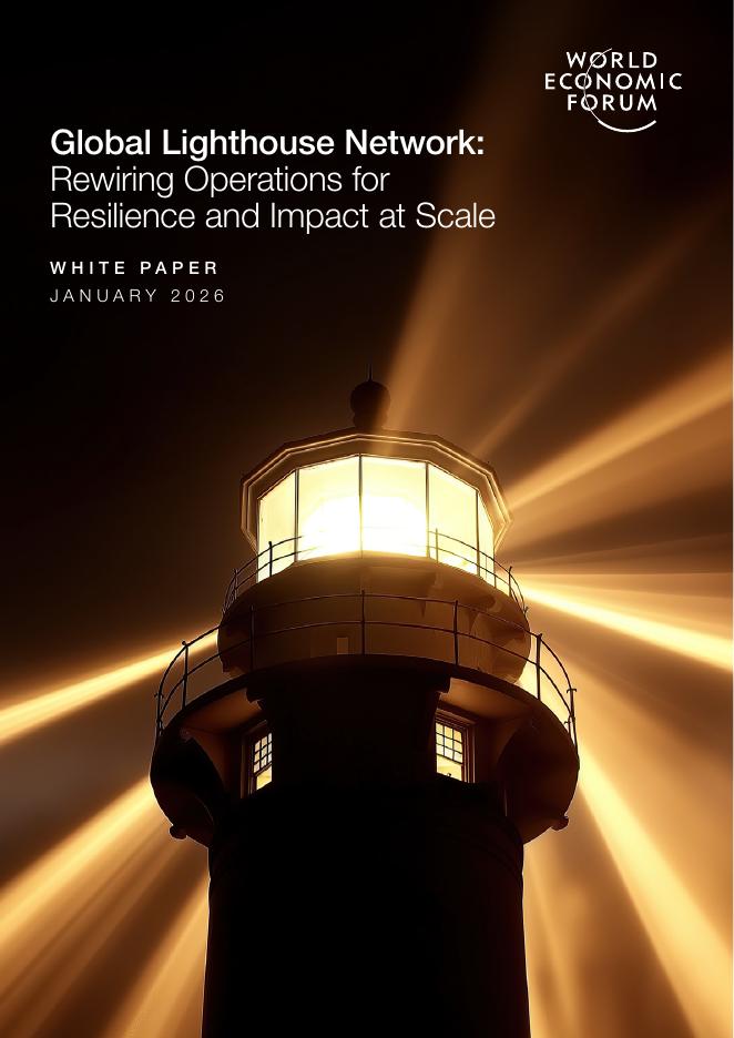 世界经济论坛：2026全球灯塔网络：大规模增强韧性与影响力的运营转型路径白皮书（英文版）海报
