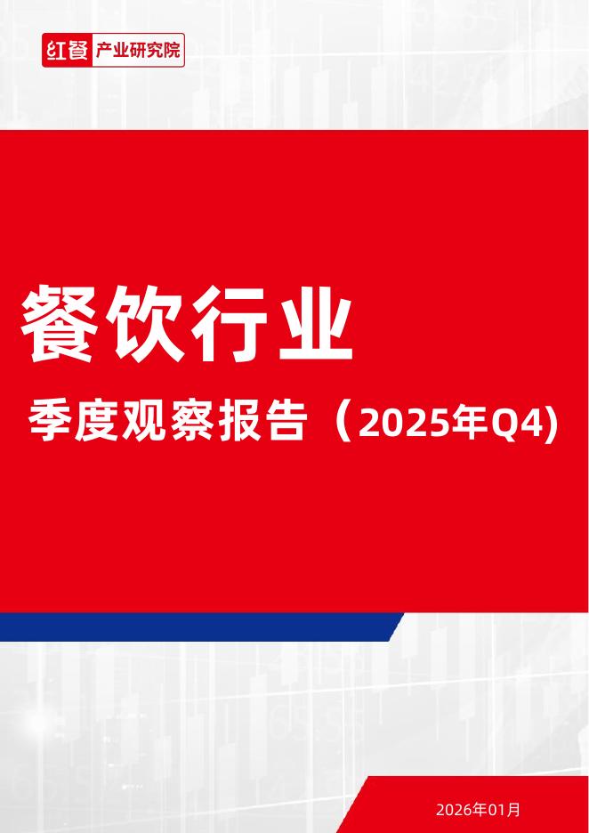 红餐研究院：餐饮行业季度观察报告（2025年Q4）海报
