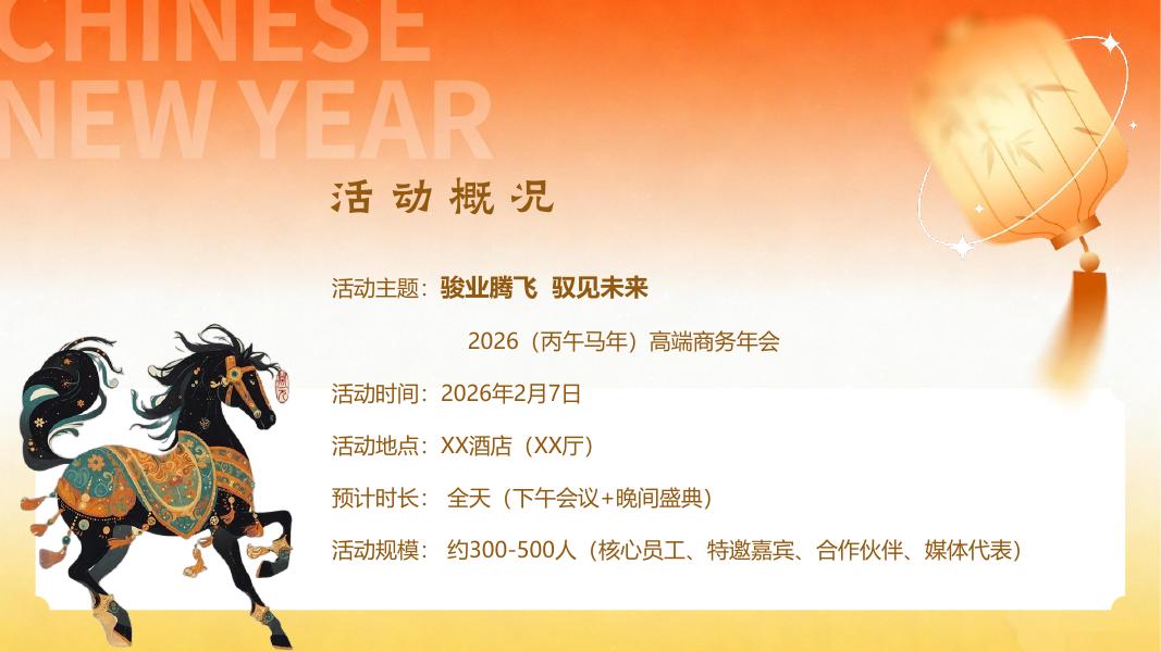 “骏业腾飞 驭见未来”2026（丙午马年）高端商务年会方案_第8页