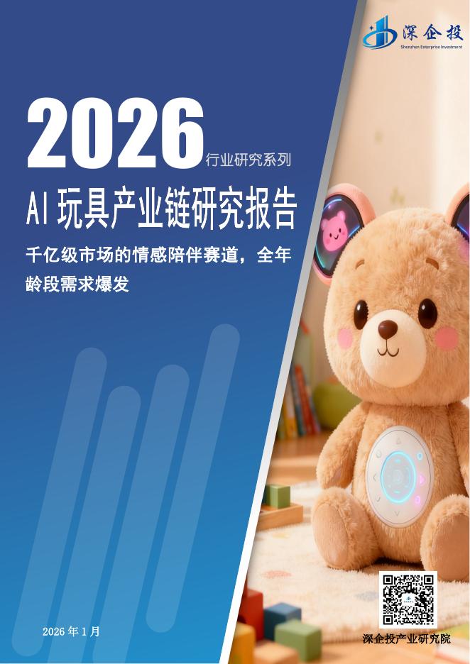 深企投：2026年AI玩具产业链研究报告海报