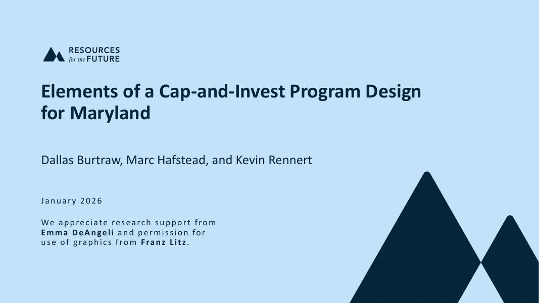 未来能源研究所：2026年马里兰州上限与投资计划设计要素报告（英文版）海报