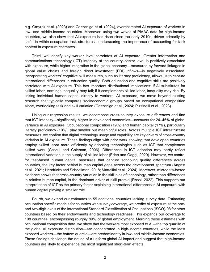ADB亚洲开发银行：工人在不同发展阶段接触人工智能的情况（英文版）_第6页