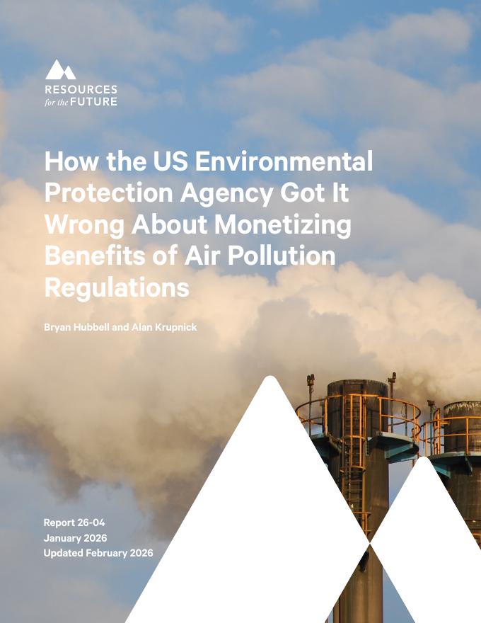 未来能源研究所：2026年美国环境保护局如何错误地将空气污染法规的收益货币化报告（英文版）海报