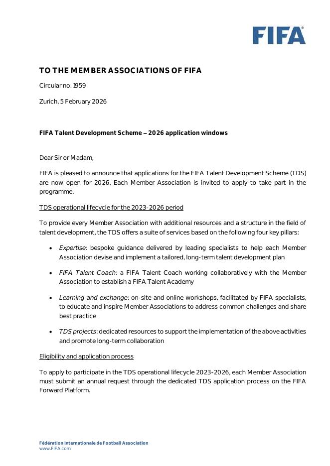 国际足联（FIFA）：2023-2026年国际足联人才发展计划报告（英文版）