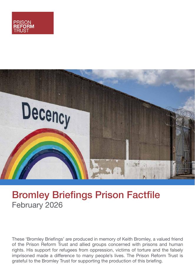 监狱改革基金会：2026年布罗姆利简报监狱事实档案（英文版）海报