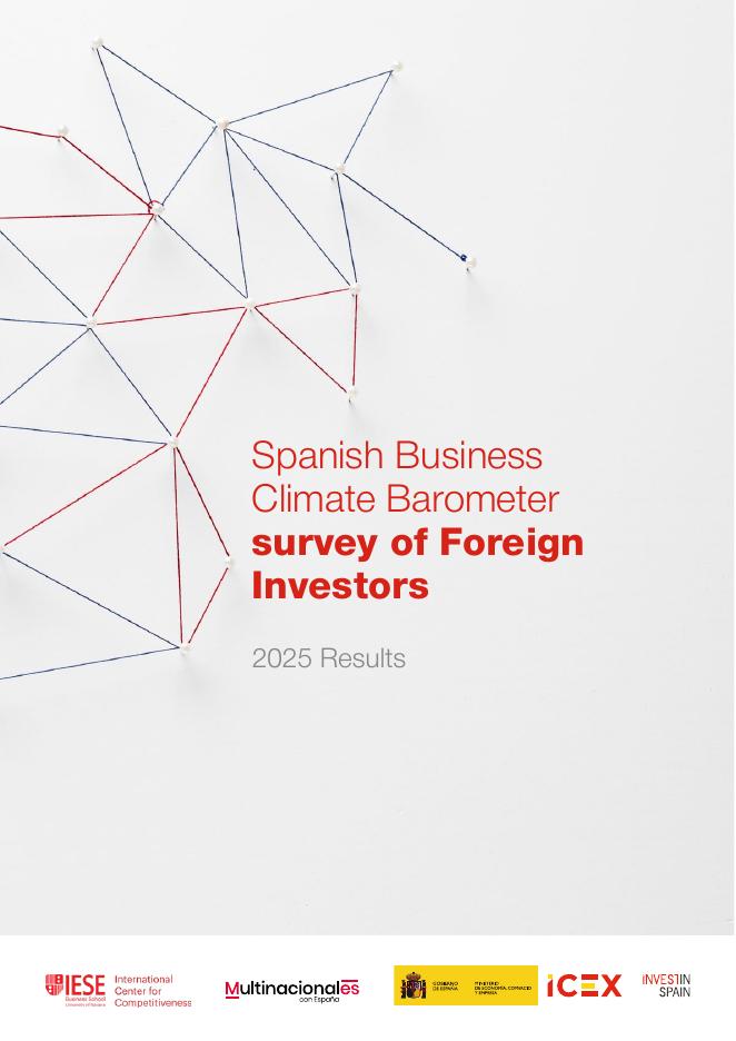 西班牙投资促进局（ICEX）：2026年西班牙商业气候晴雨表外国投资者调查结果报告（英文版）海报