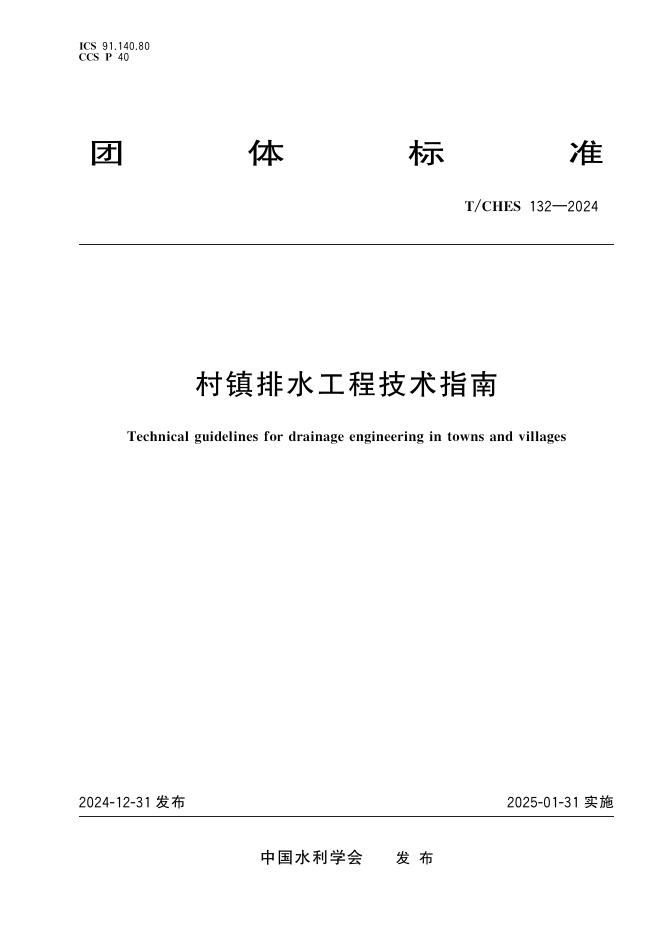 T/CHES 132-2024 标准预览