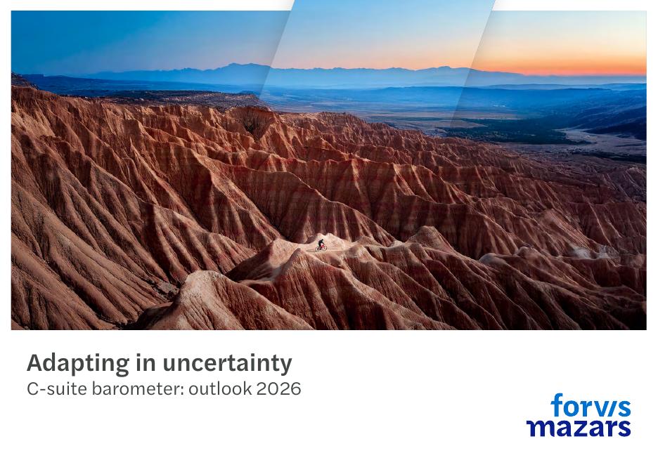 Forvis Mazars：2026年全球高管晴雨表（英文版）海报