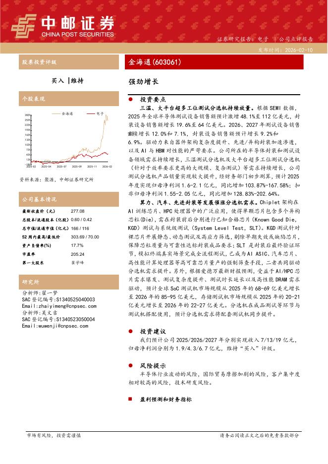 中邮证券：金海通（603061）-强劲增长海报