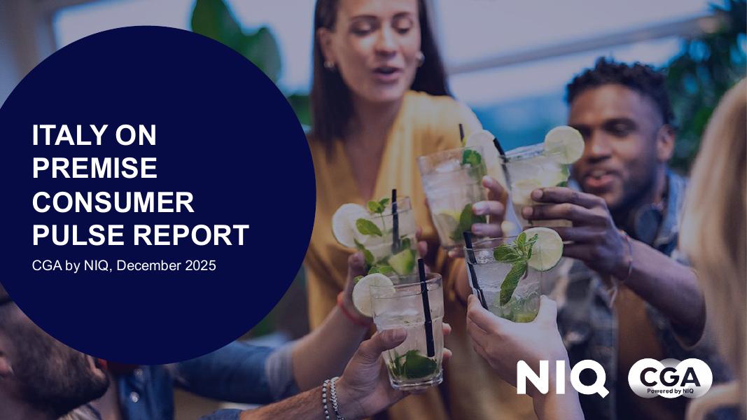 尼尔森IQ：2025年意大利现场消费渠道及酒吧餐馆消费动向报告（12月版）（英文版）海报