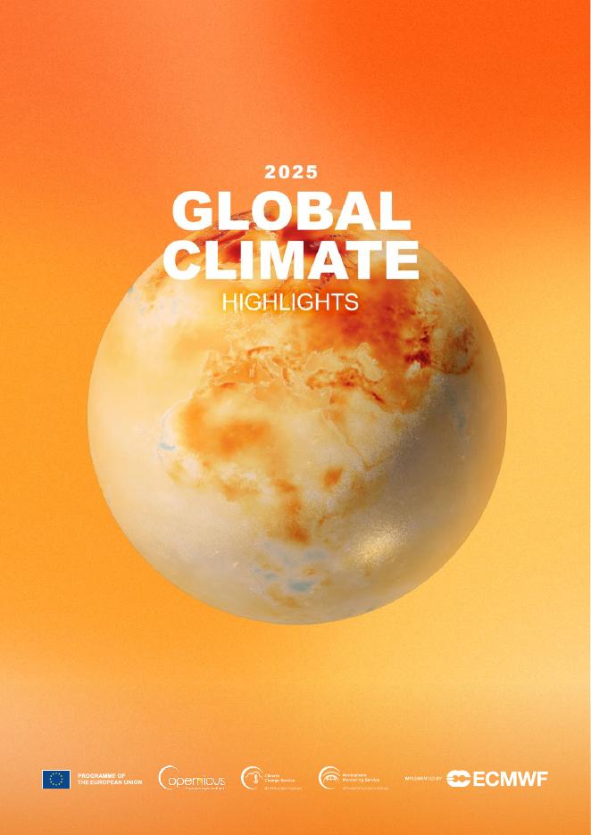 欧洲中期天气预报中心（ECMWF）：2025年全球气候状况核心数据报告（英文版）