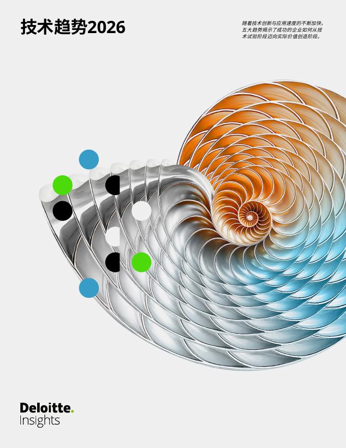 德勤：2026年技术趋势报告：AI从概念验证迈向价值创造海报