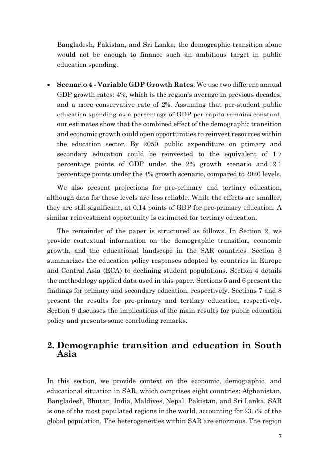 世界银行：南亚人口转型与教育支出：机遇与挑战（英文版）_第9页
