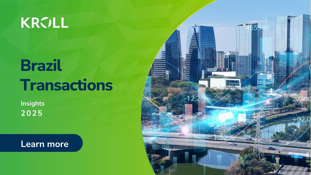 Kroll：2025年巴西并购交易及估值报告（英文版）海报