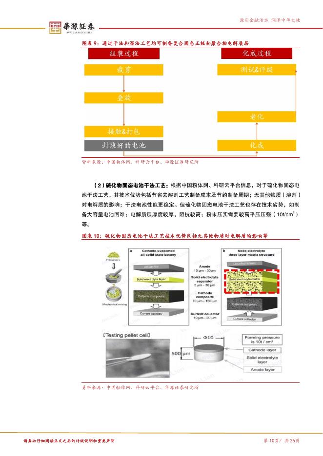 华源证券：新质生产力专题报告三：全球GWh级量产或在即，从设备端来看固态电池产业链变化和未来演进-260224_第10页