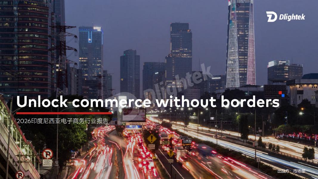 Dlightek：2026年印度尼西亚电子商务行业报告海报