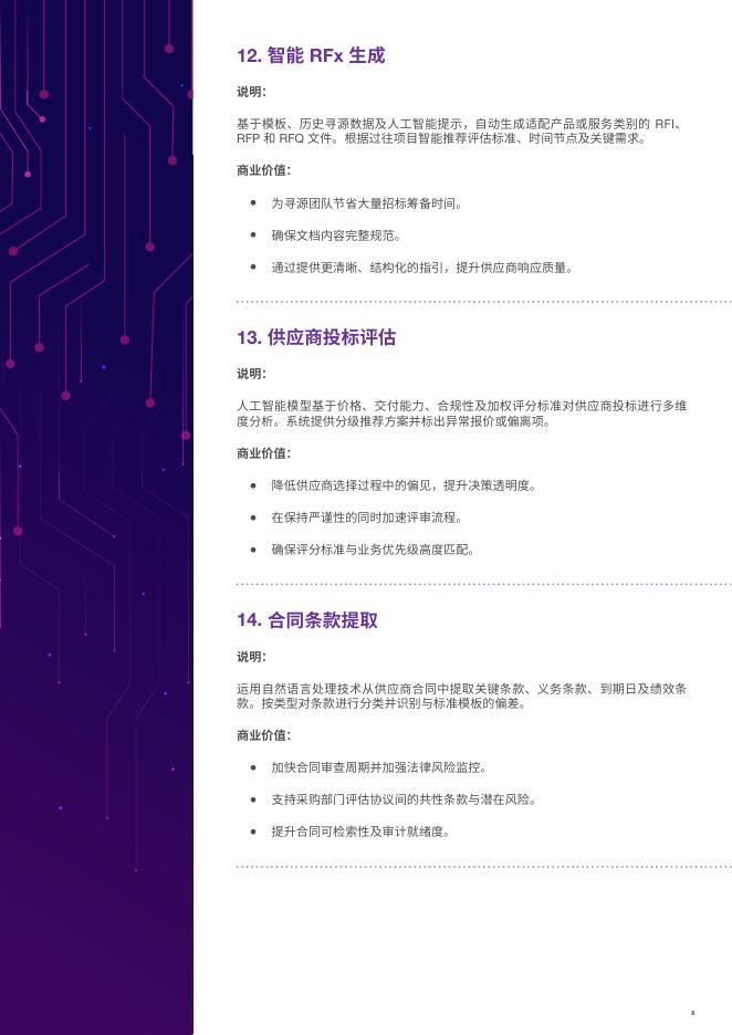 GEP：2025采购领域101个顶级人工智能应用场景报告——经测试、已验证及新兴的人工智能技术应用_第8页
