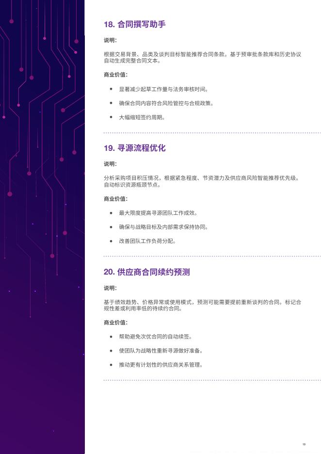 GEP：2025采购领域101个顶级人工智能应用场景报告——经测试、已验证及新兴的人工智能技术应用_第10页